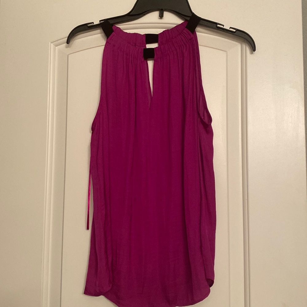 Women’s Jennifer Lopez purple black sleeveless top size small